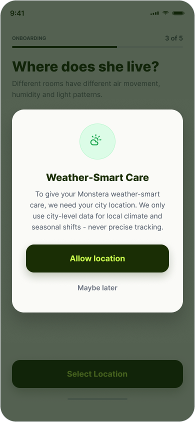 Plant & Botanical Shop — onboarding — 07 Place Location Permission