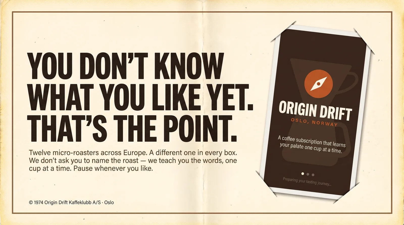 UX case study: onboarding redesign for a specialty coffee subscription