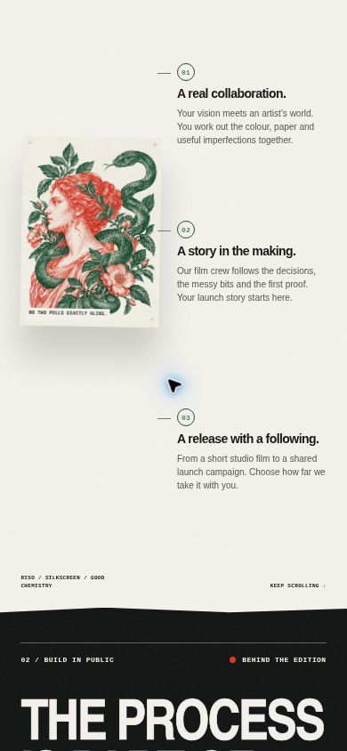 Independent Print Studio — service page