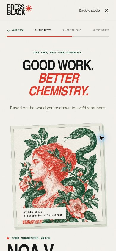 Independent Print Studio — service page